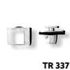 TR337 - 25 or 100 / Kia Fender Flare & Door Moulding Clip / White Nylon